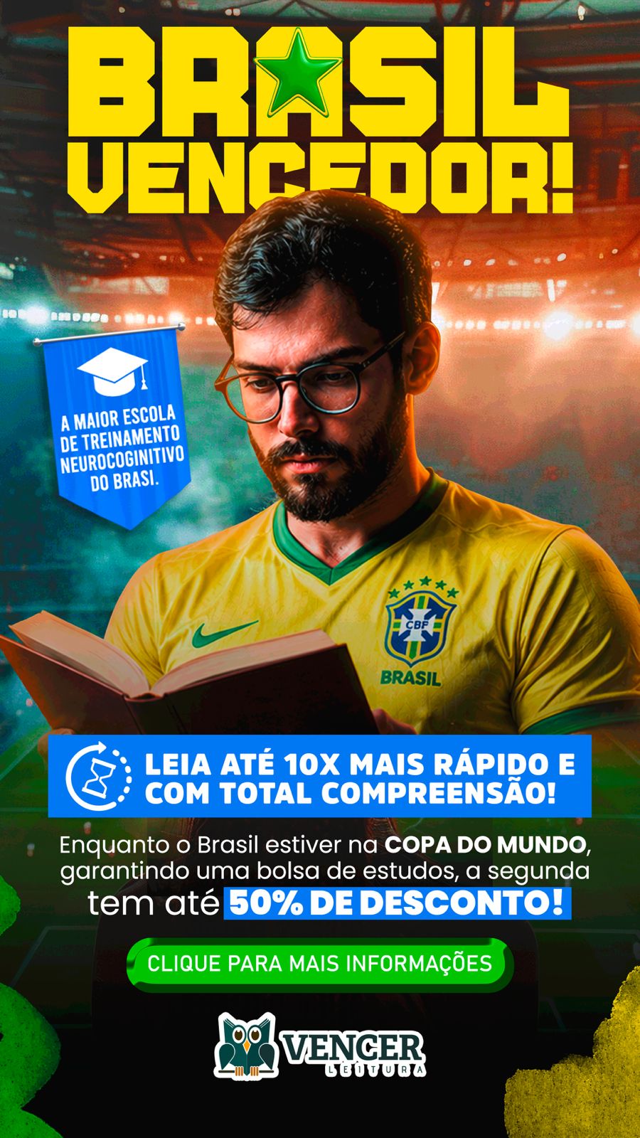 Campanha Brasil Vencedor da Vencer Leitura